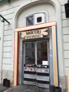 Markterei Eingang