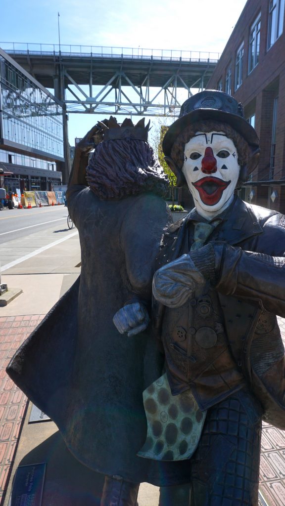 Clowns am Lake Union in Seattle