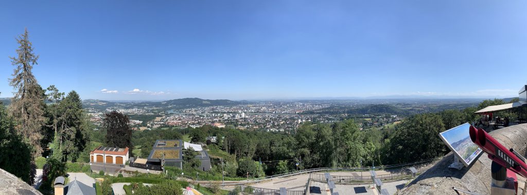 Wunderschöner Blick über Linz