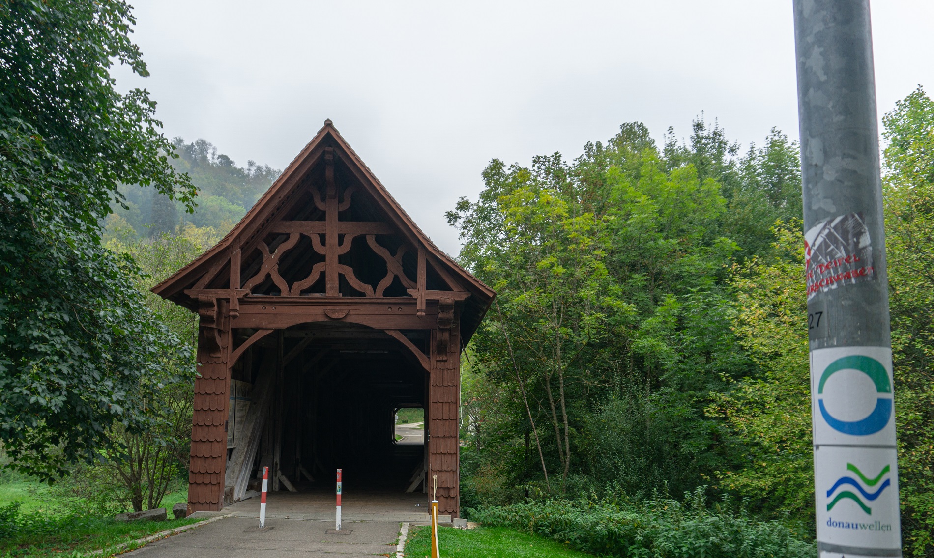 Historische Holzbrücke Beuron