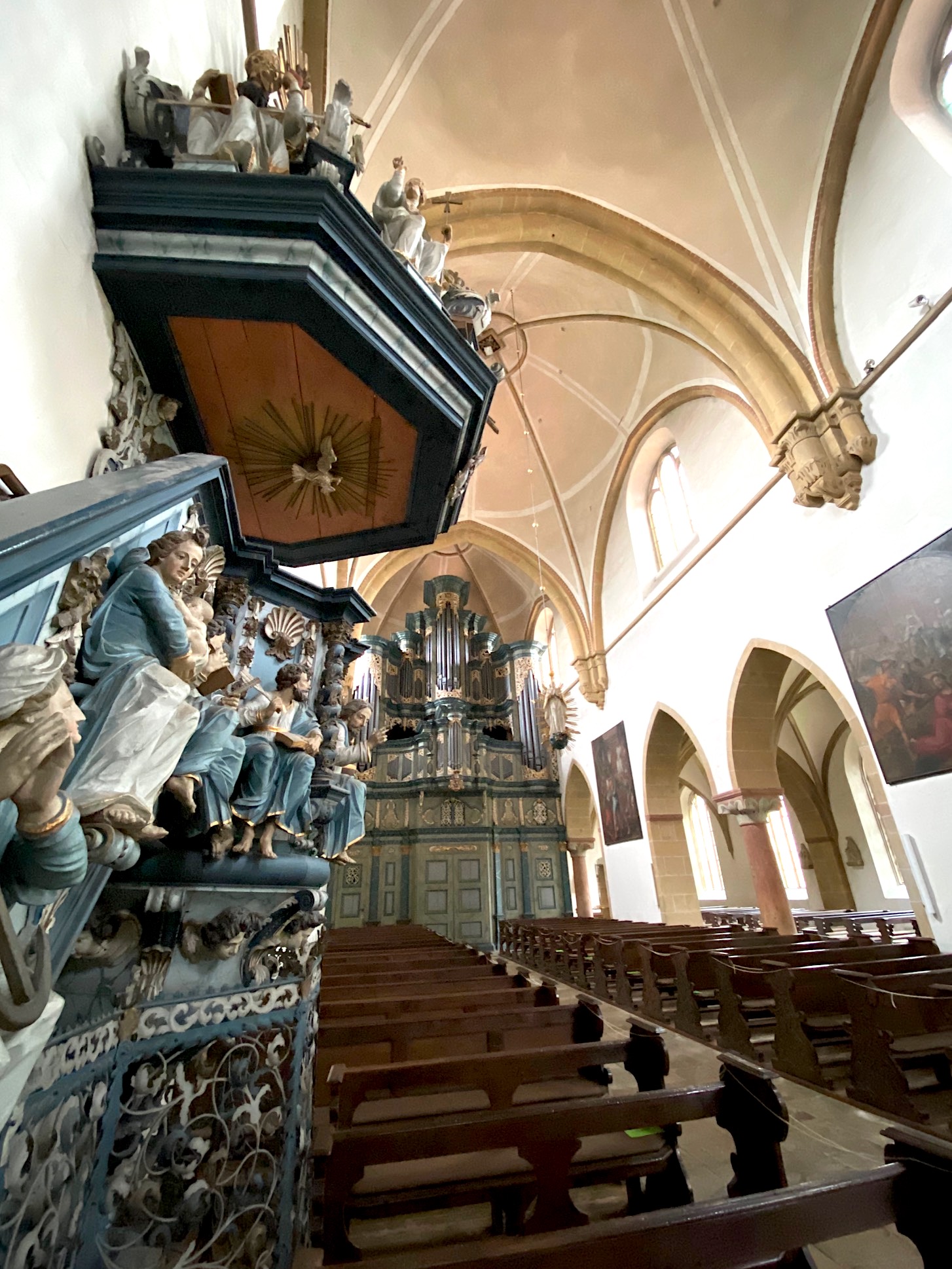 Orgel im Kloster Marienfeld