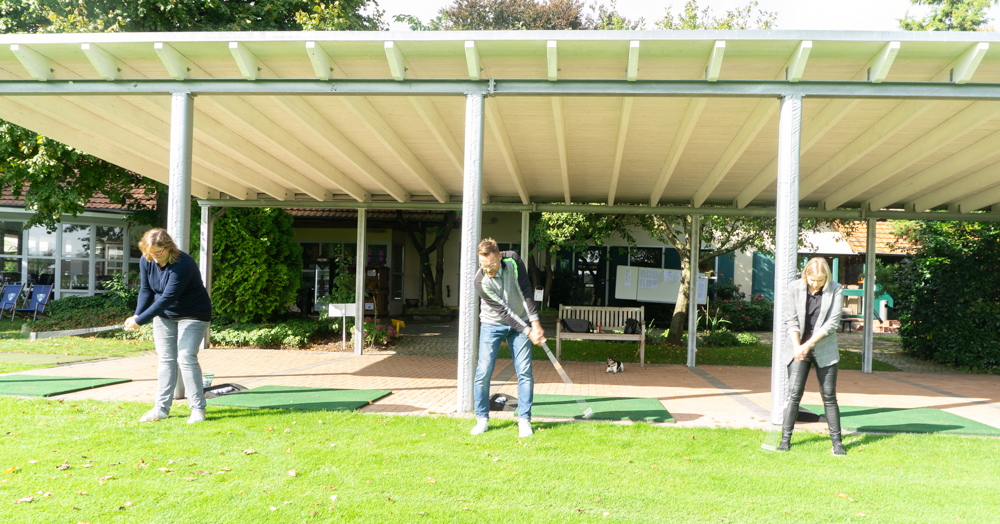 Golfabschläge am Golfpark Herrhof