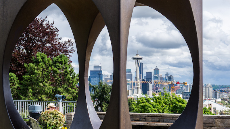 Toller Blick auf Seattle
